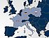 Europakarte mit Welte Unternehmen